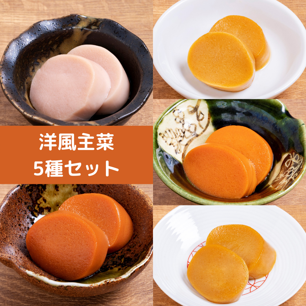 ムース食 洋風・中華主菜 5種セット