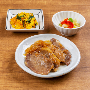 冷凍　おてがる食卓　豚肉の照り焼き／20個入り　【ふつう食】