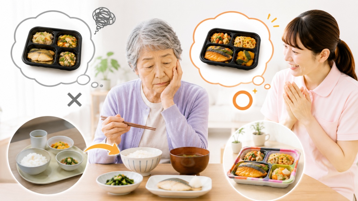 高齢者向け宅配弁当は美味しいのか？食事が「美味しくない」と感じる理由を介護現場の経験から解説