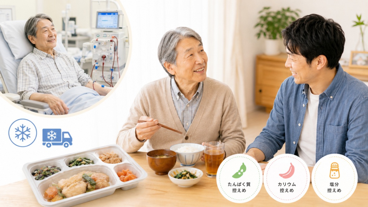 透析食の宅配はどう選ぶ？冷凍で続けやすいたんぱく質・カリウム制限食を専門家が解説