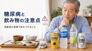 糖尿病の高齢者の食事で気をつけること｜見落としがちな飲み物の注意点を解説