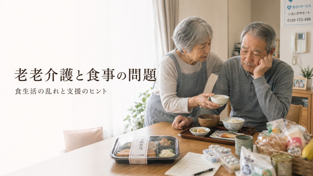 老老介護と食事の問題|8050問題にも通じる食生活の乱れと支援のヒントを専門家が解説