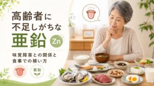 高齢者に不足しがちな亜鉛｜味覚障害との関係と食事での補い方を専門家が解説